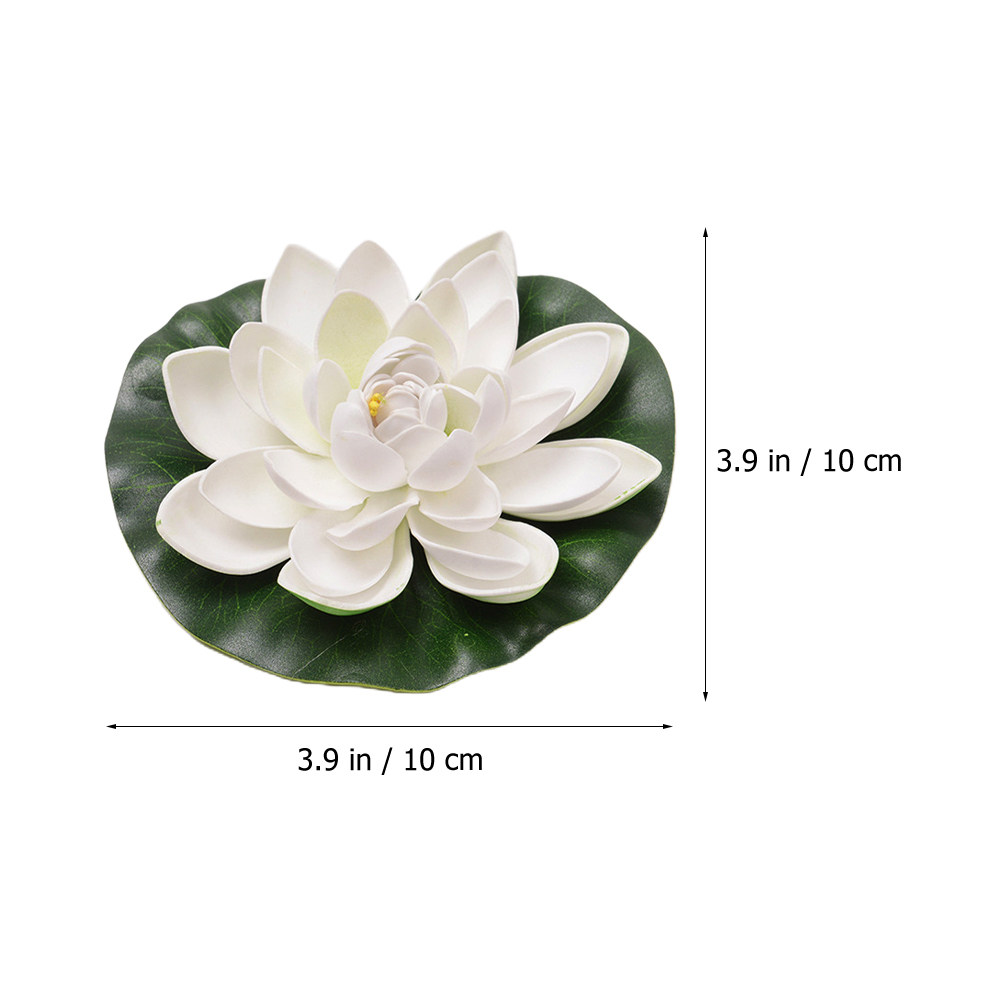 8Pcs Simulation Lotus Floating - Aquarium Plants recension och pris