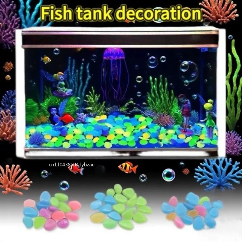 100-800pcs Glow in The Dark Pe - Aquarium Plants recension och pris