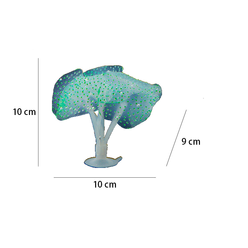 1Pcs Luminous Anemone Artifici - Fish Aquarium Home recension och pris