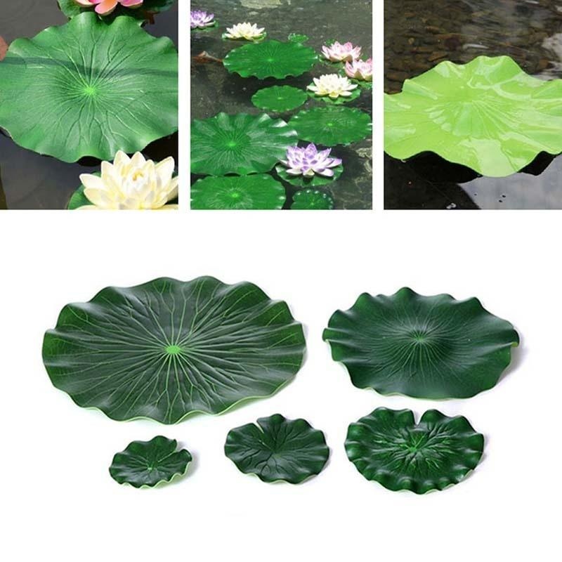 2026 Artificial Water Lily Lot - Fish Aquarium Home recension och pris