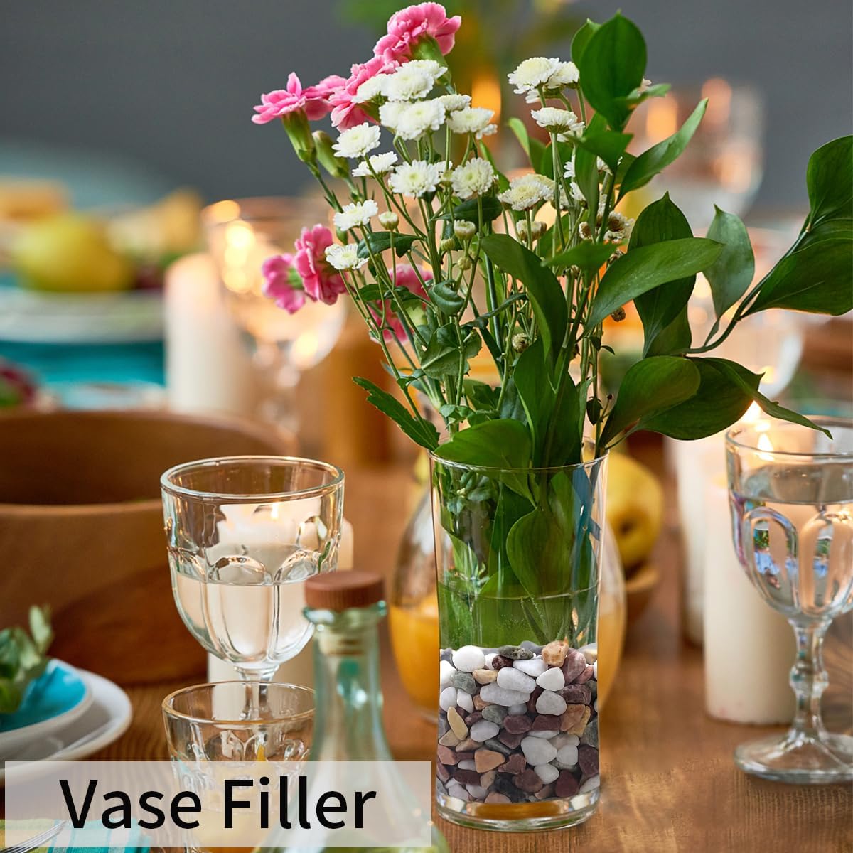 Mixed Color Gravel Stones Deco - Fish Tank Gravel recension och pris