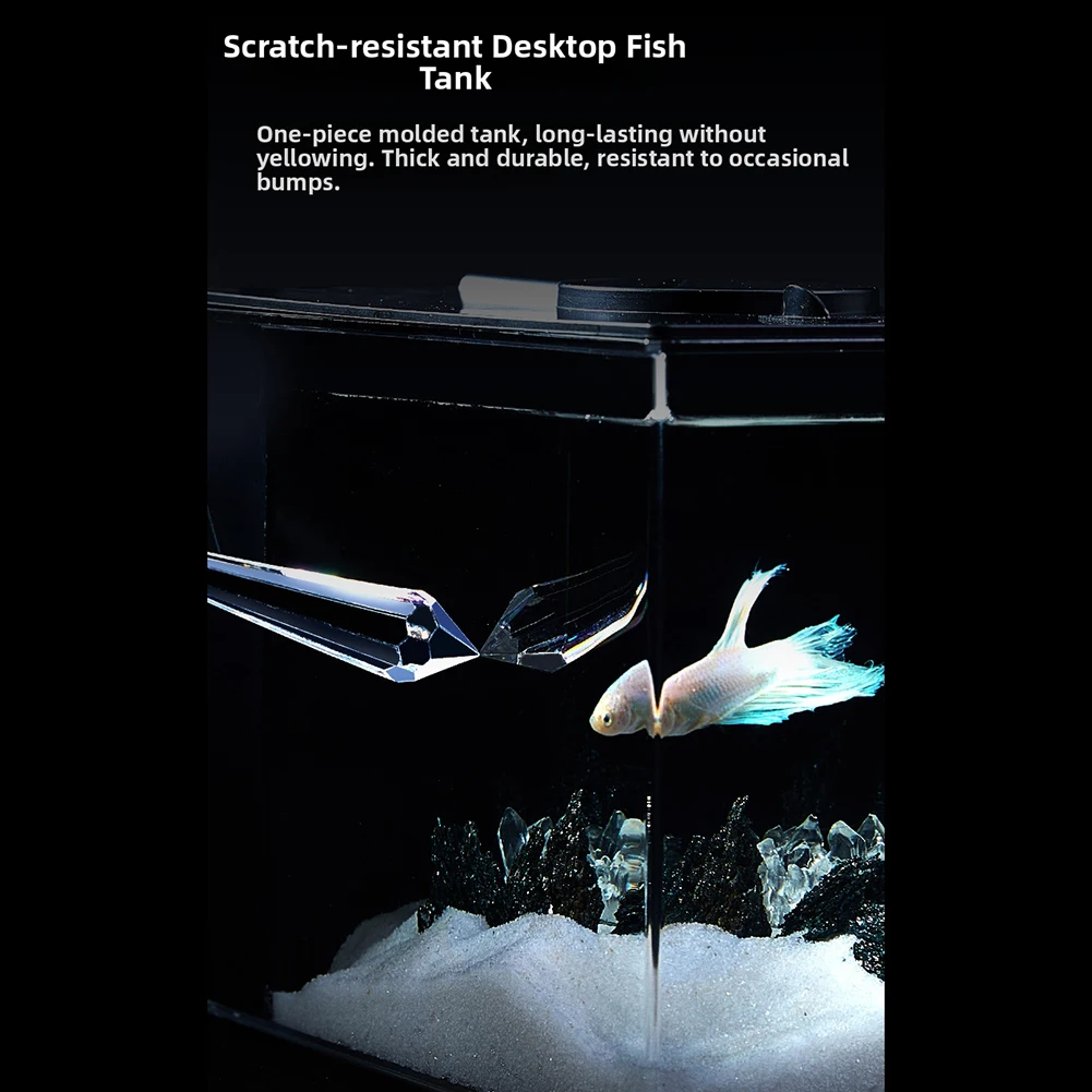 Self-circulation Fish Tank wit - Fish Aquarium Home recension och pris