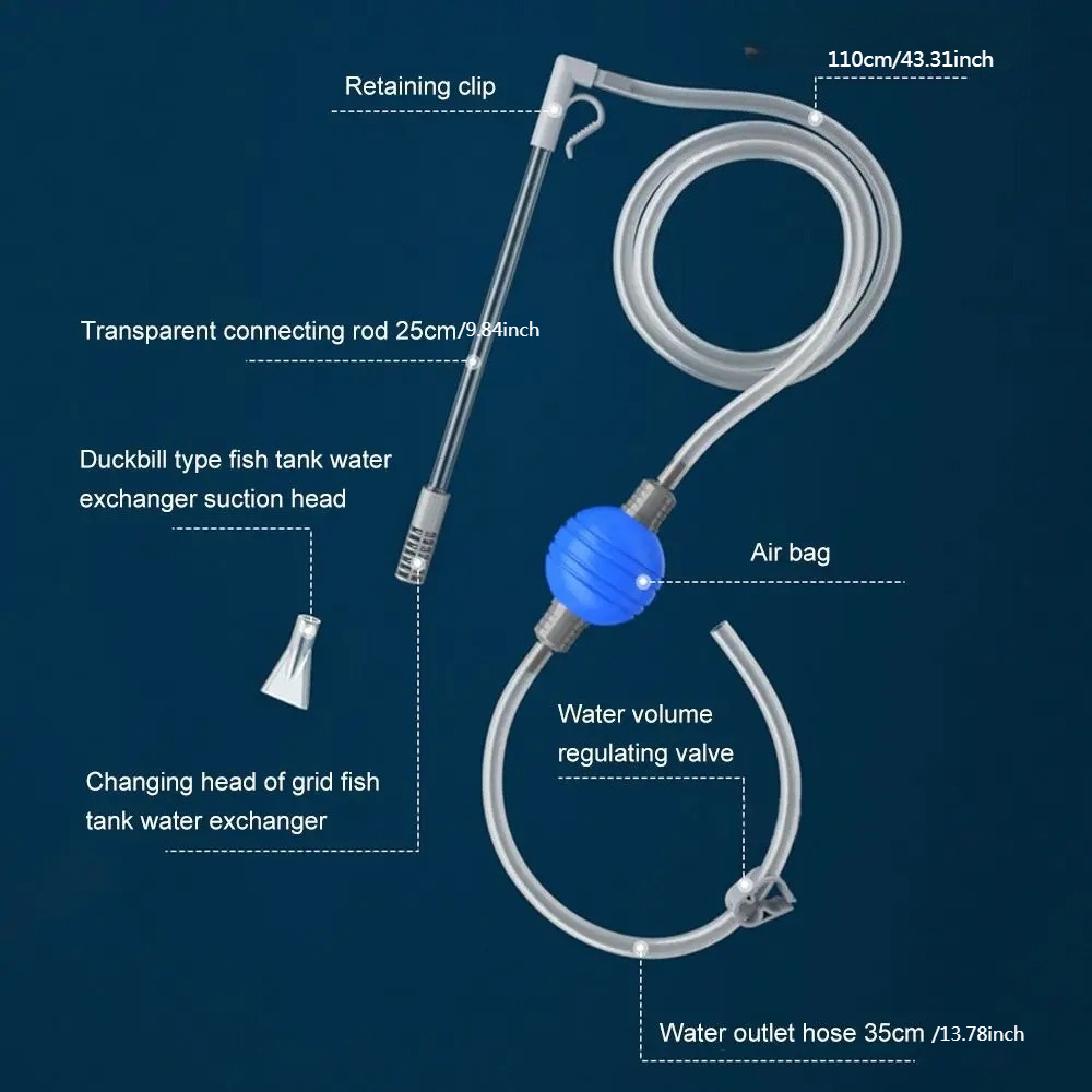 Fish Tank Water Exchanger Aqua - Fish Tank Gravel recension och pris