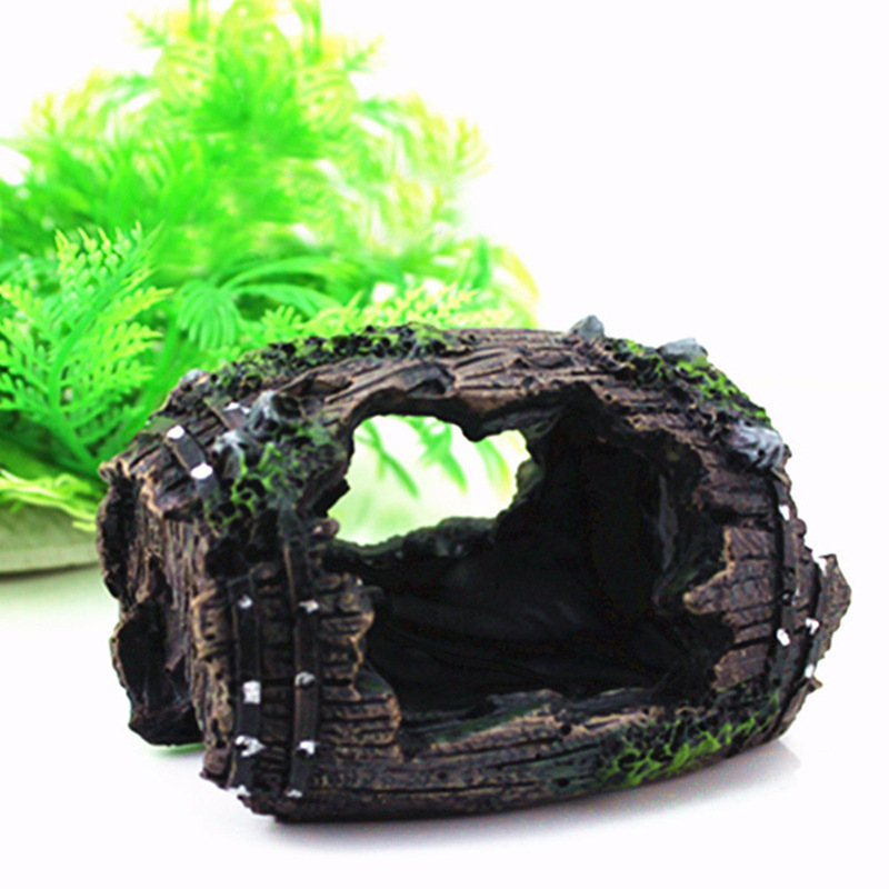 Aquarium Artificial Barrel Cav - Fish Tank Gravel recension och pris