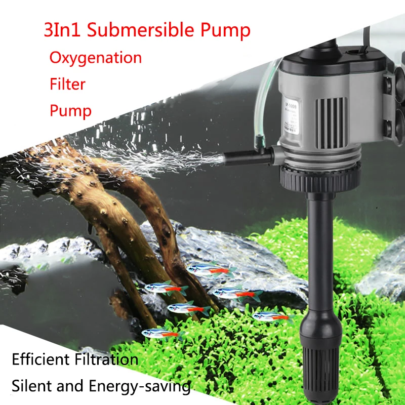 6W 3in1Fish Tank Water Pump Aq - Fish Tank Filter recension och pris