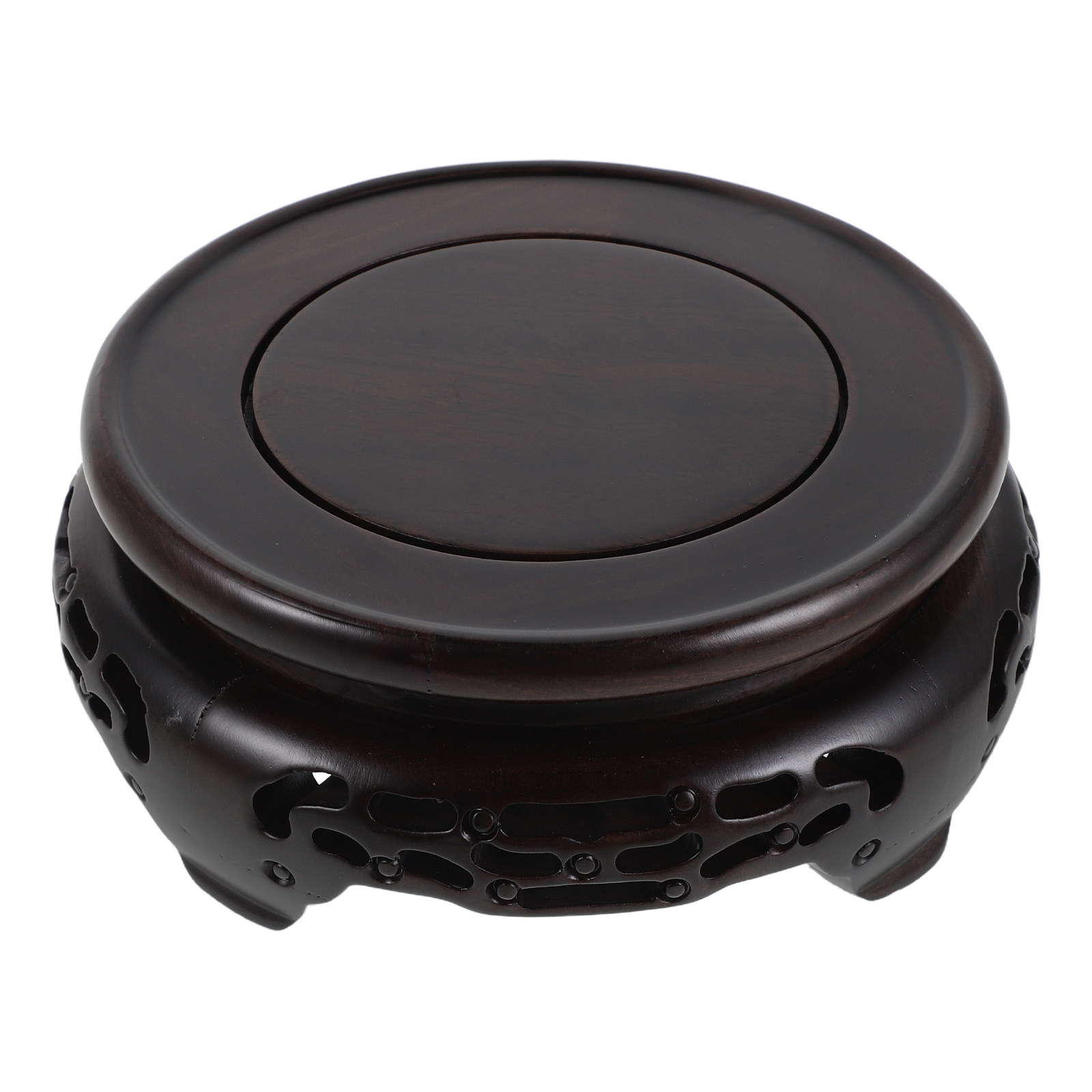 Wooden Vase Display Stand Roun - Aquarium Plants recension och pris