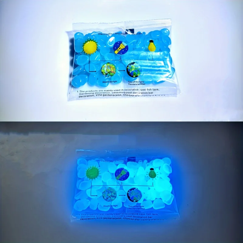100pcs Resin Luminous Stones G - Aquarium Plants recension och pris